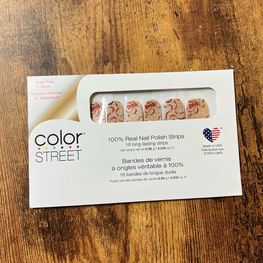 Color street nail set Winter Bow-mance